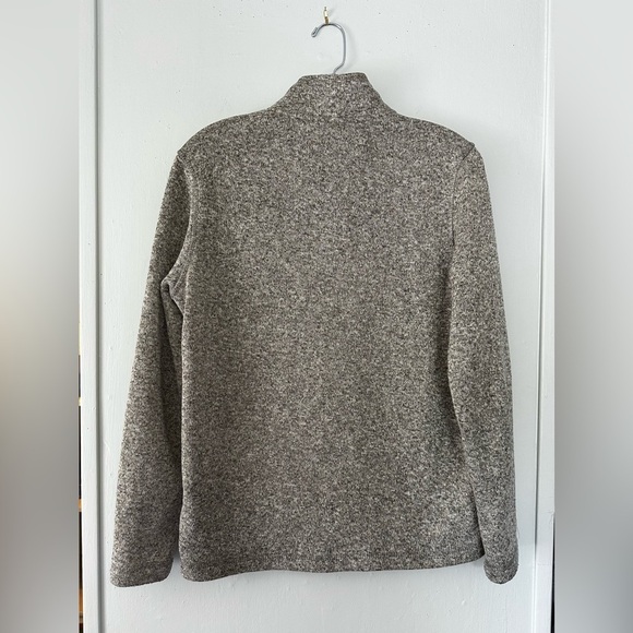 Eddie Bauer Gray 1/4 Zip Fleece Pullover Sweater Size Small - Picture 4 of 4